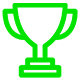 Large selection of tennis matches and tournaments
